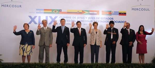Los jefes de Estados en la 49ª Cumbre del Mercosur en Asunción - Sputnik Mundo