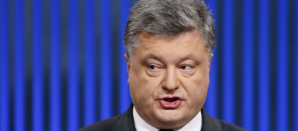 El presidente ucraniano Petró Poroshenko - Sputnik Mundo