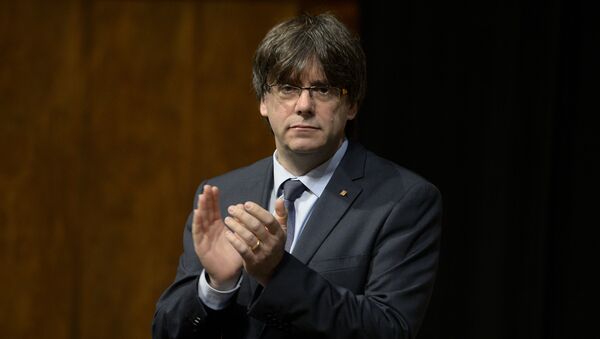 Carles Puigdemont, presidente de Cataluña - Sputnik Mundo