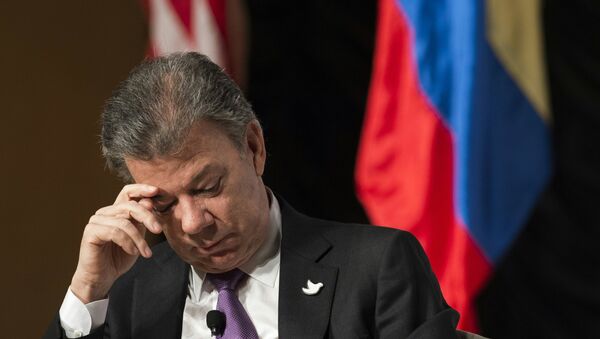 Juan Manuel Santos, presidente de Colombia - Sputnik Mundo