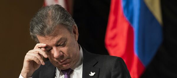 Juan Manuel Santos, presidente de Colombia - Sputnik Mundo