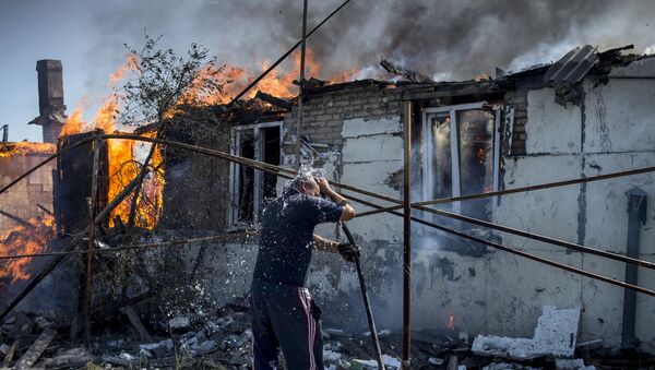 Situación en la región de Lugansk (archivo) - Sputnik Mundo