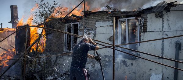 Situación en la región de Lugansk (archivo) - Sputnik Mundo