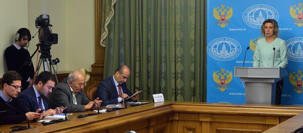 María Zajárova, portavoz de la Cancillería de Rusia - Sputnik Mundo