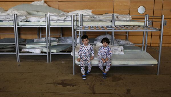 Niños refugiados en Berlín, la capital de Alemania - Sputnik Mundo