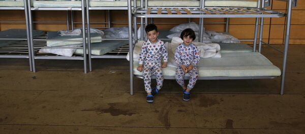 Niños refugiados en Berlín, la capital de Alemania - Sputnik Mundo