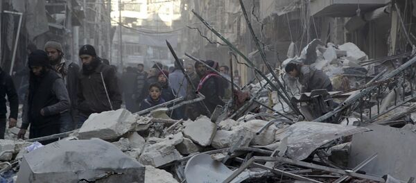 Situación en Alepo, Siria (archivo) - Sputnik Mundo