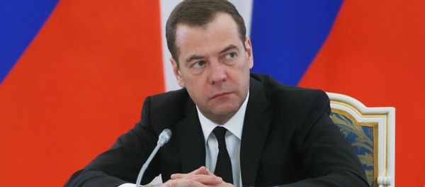 El primer ministro ruso, Dmitri Medvédev El primer ministro ruso, Dmitri Medvédev - Sputnik Mundo