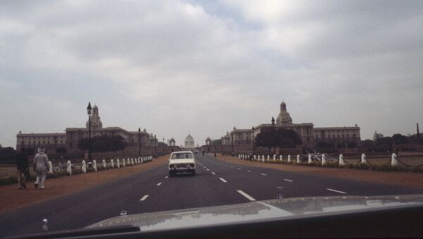 La carretera central de Rajpath en Nueva Delhi - Sputnik Mundo