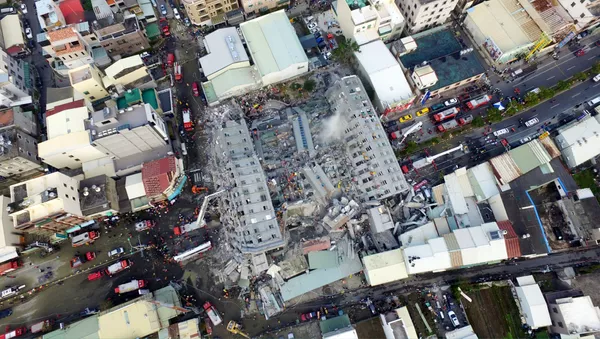 Terremoto en Taiwán - Sputnik Mundo