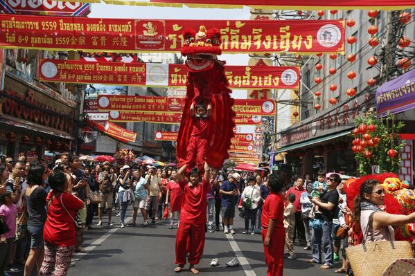 El Año Nuevo Chino: la Cabra de Madera da paso al Mono de Fuego - Sputnik Mundo
