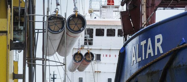 Tuberías para el gasoducto Turk Stream - Sputnik Mundo
