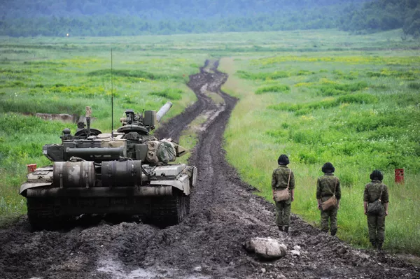 El T-90: el tanque más vendido en el mercado mundial El T-90: el tanque más vendido en el mercado mundial - Sputnik Mundo