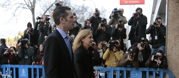 Cristina de Borbón con su esposo, Iñaki Urdangarin - Sputnik Mundo