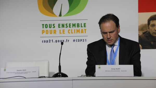 Greg Hunt, ministro de Medio Ambiente de Australia - Sputnik Mundo