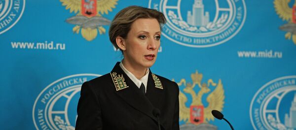María Zajárova, portavoz del Ministerio de Exteriores de Rusia - Sputnik Mundo