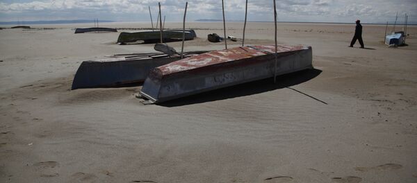 El desecado lago Poopó, Bolivia - Sputnik Mundo