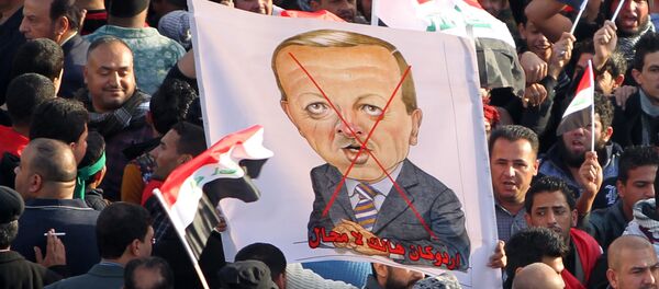 Protestas en Irak contra la presencia de las tropas turcas en el territorio del país - Sputnik Mundo
