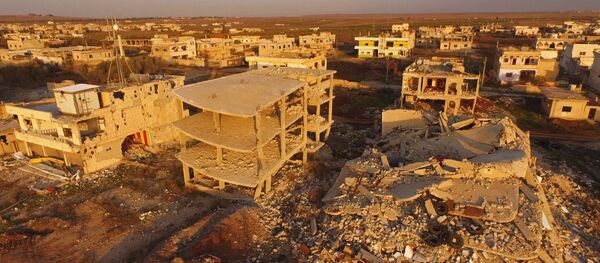 Edificios destruidos en Osman, Siria - Sputnik Mundo