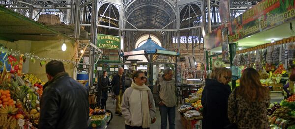 Un mercado en Argentina - Sputnik Mundo