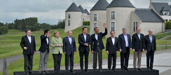 Participantes de la cumbre G8 (archivo) - Sputnik Mundo
