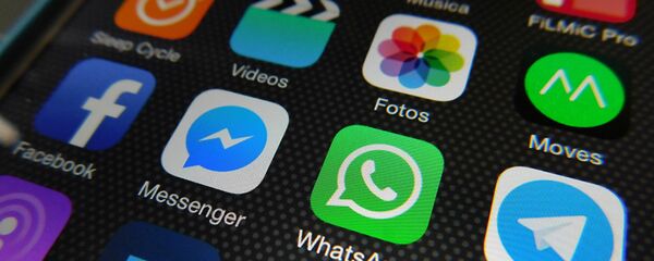 Aplicaciones de Whatsapp, Facebook Messenger, Telegram - Sputnik Mundo