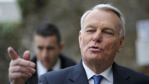 Jean-Marc Ayrault, ministro de Exteriores de Francia - Sputnik Mundo