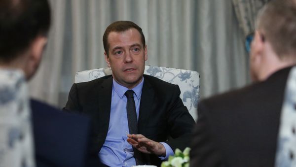 Dmitri Medvédev, primer ministro de Rusia Dmitri Medvédev, primer ministro de Rusia - Sputnik Mundo