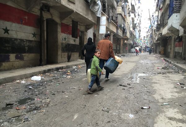 La ciudad siria de Noubel tras 4 años de asedio - Sputnik Mundo