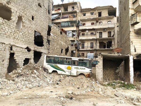 La ciudad siria de Noubel tras 4 años de asedio - Sputnik Mundo