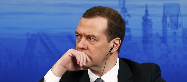 El primer ministro de Rusia, Dmitri Medvédev, en la Conferencia de Seguridad en Múnich - Sputnik Mundo