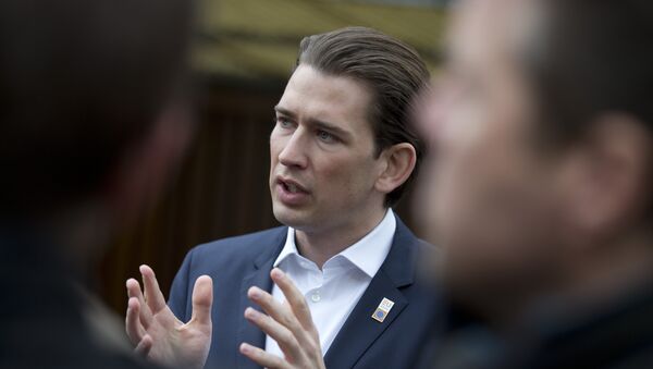 Sebastian Kurz, ministro de Exteriores de Austria - Sputnik Mundo