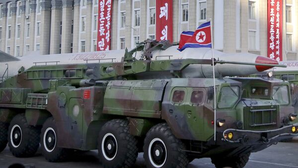 Desfile militar en Pyongyang, Corea del Norte (archivo) - Sputnik Mundo