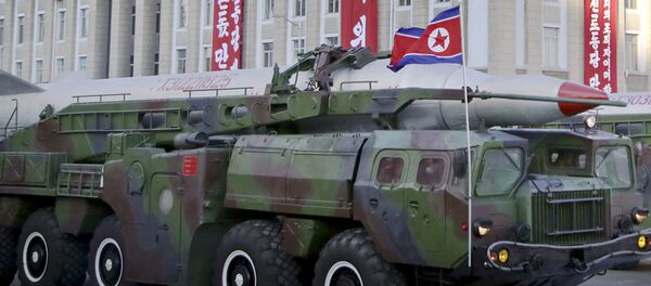Misil norcoreano KN-08 (archivo) - Sputnik Mundo