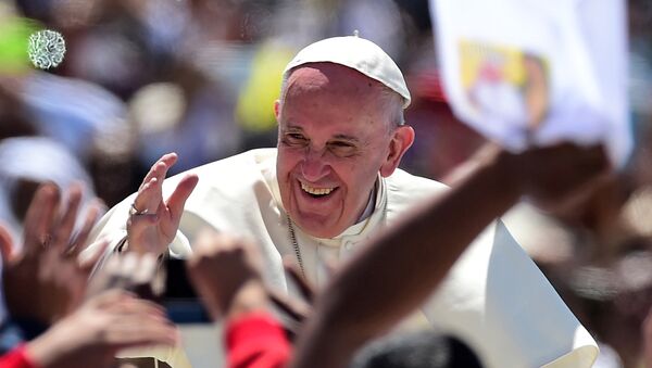 Papa Francisco en San Cristobal de las Casa, México - Sputnik Mundo