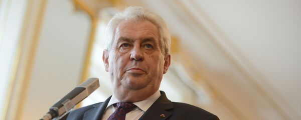 Milos Zeman, presidente de la República Checa - Sputnik Mundo