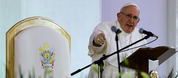 Papa Francisco en Michoacán, México - Sputnik Mundo