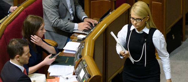 Yulia Timoshenko, la líder de la fracción Batkivschina - Sputnik Mundo