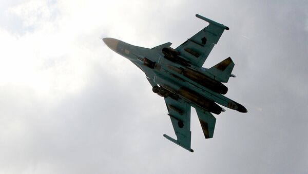 Avión Su-34 de las Fuerzas Aeroespaciales de Rusia en Siria (archivo) - Sputnik Mundo