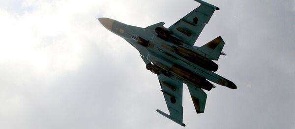 Avión Su-34 de las Fuerzas Aeroespaciales de Rusia en Siria (archivo) - Sputnik Mundo