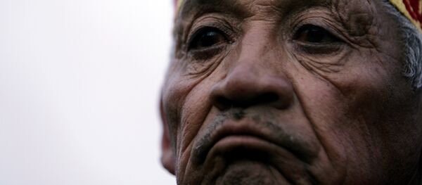 Un anciano del pueblo mapuche en Argentina - Sputnik Mundo