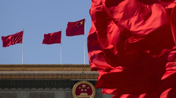 La bandera nacional de China (archivo) - Sputnik Mundo