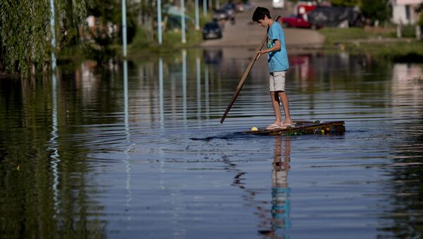 Inundación en Argentina (archivo) - Sputnik Mundo