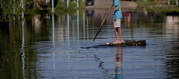 Inundación en Argentina (archivo) - Sputnik Mundo