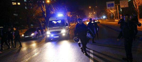 El lugar del atentado en Ankara - Sputnik Mundo