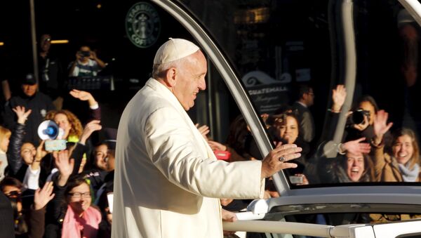 El papa Francisco en la Ciudad de México - Sputnik Mundo