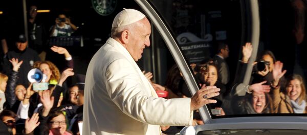 El papa Francisco en la Ciudad de México - Sputnik Mundo