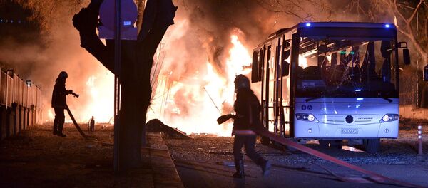 El gran atentado terrorista en Ankara - Sputnik Mundo