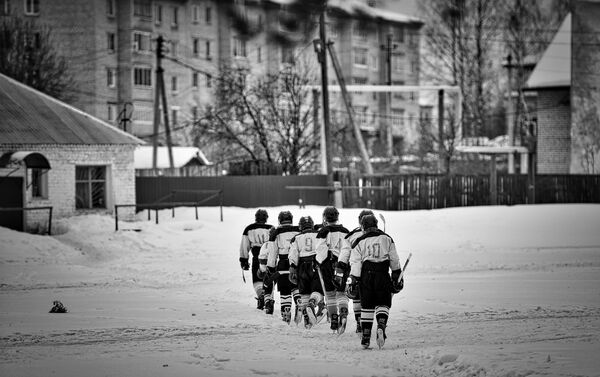 Serie de fotos 'Hockey en Vetluga' - Sputnik Mundo