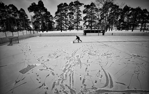 Serie de fotos 'Hockey en Vetluga' - Sputnik Mundo